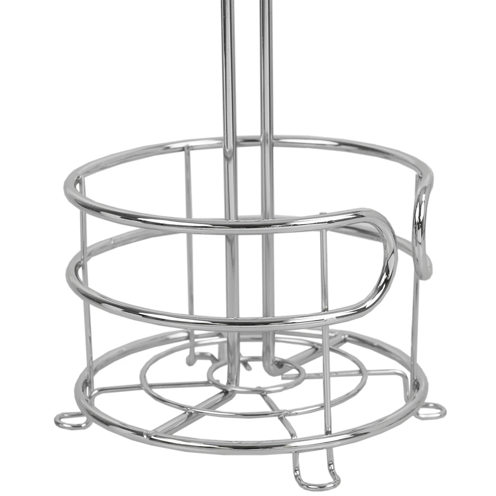 Home Basics Chrome Plated Steel Bath Tissue Reserve - Image 4