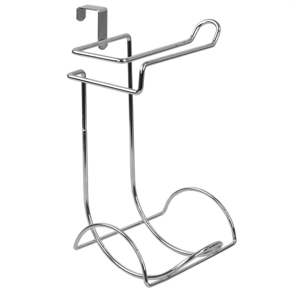 Home Basics Chrome Plated Steel Over the Tank Toilet Paper Holder - Image 2