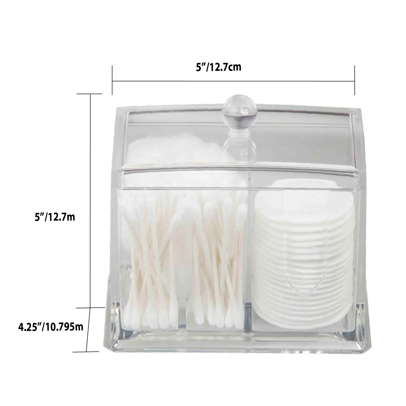 Home Basics Cosmetic Organizer, Clear - Image 6