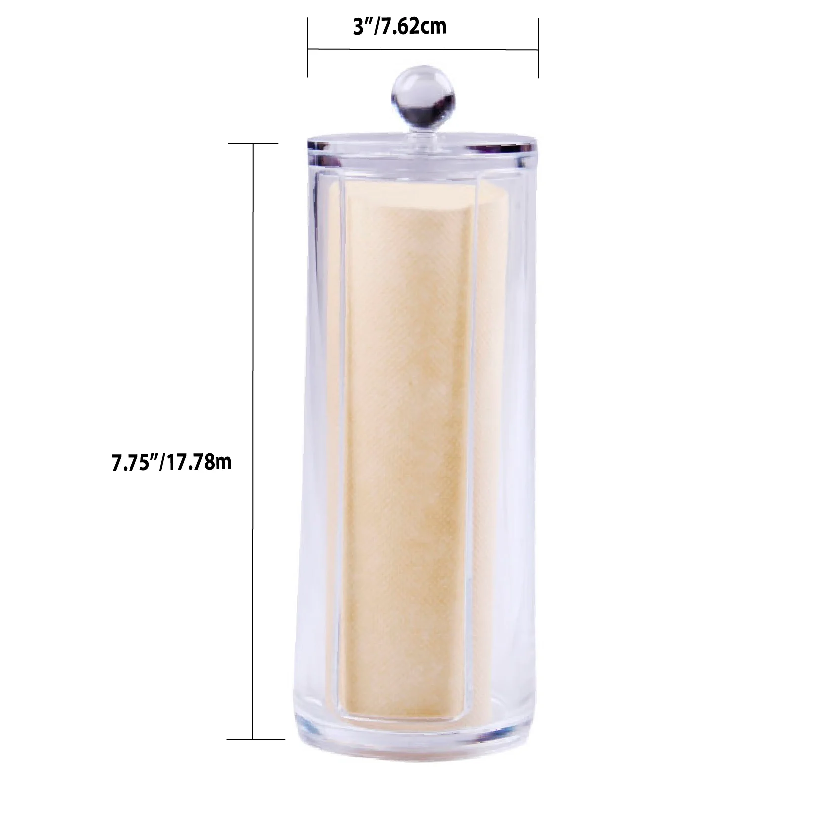 Home Basics Cosmetic Pad Holder - Image 3