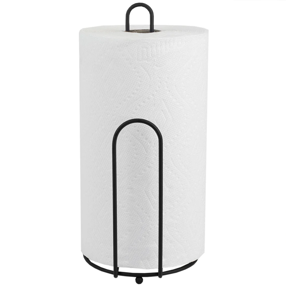 Home Basics Free Standing Paper Towel Holder with Easy-Tear Arm, Bronze