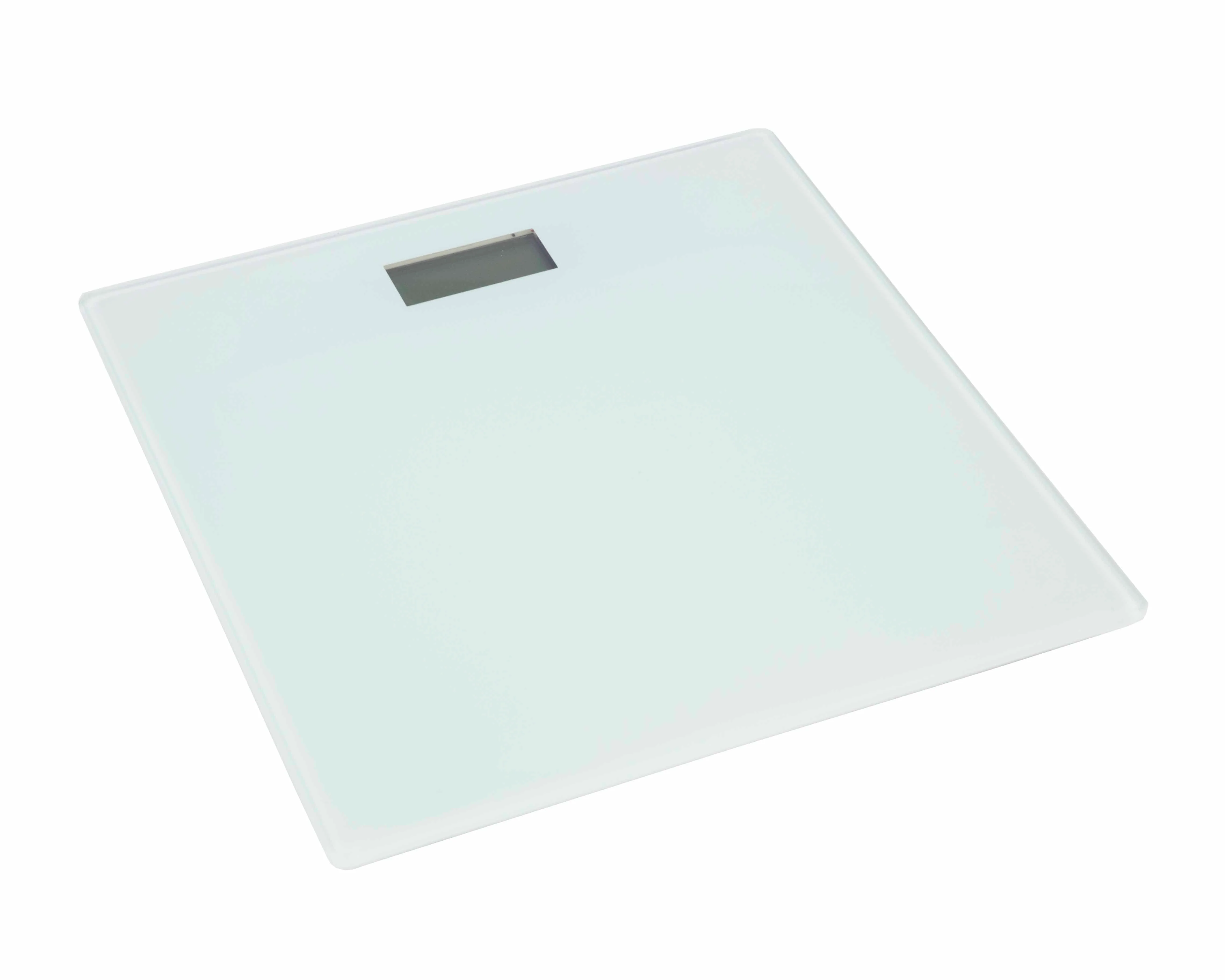 Home Basics Glass Digital Bathroom Scale, White