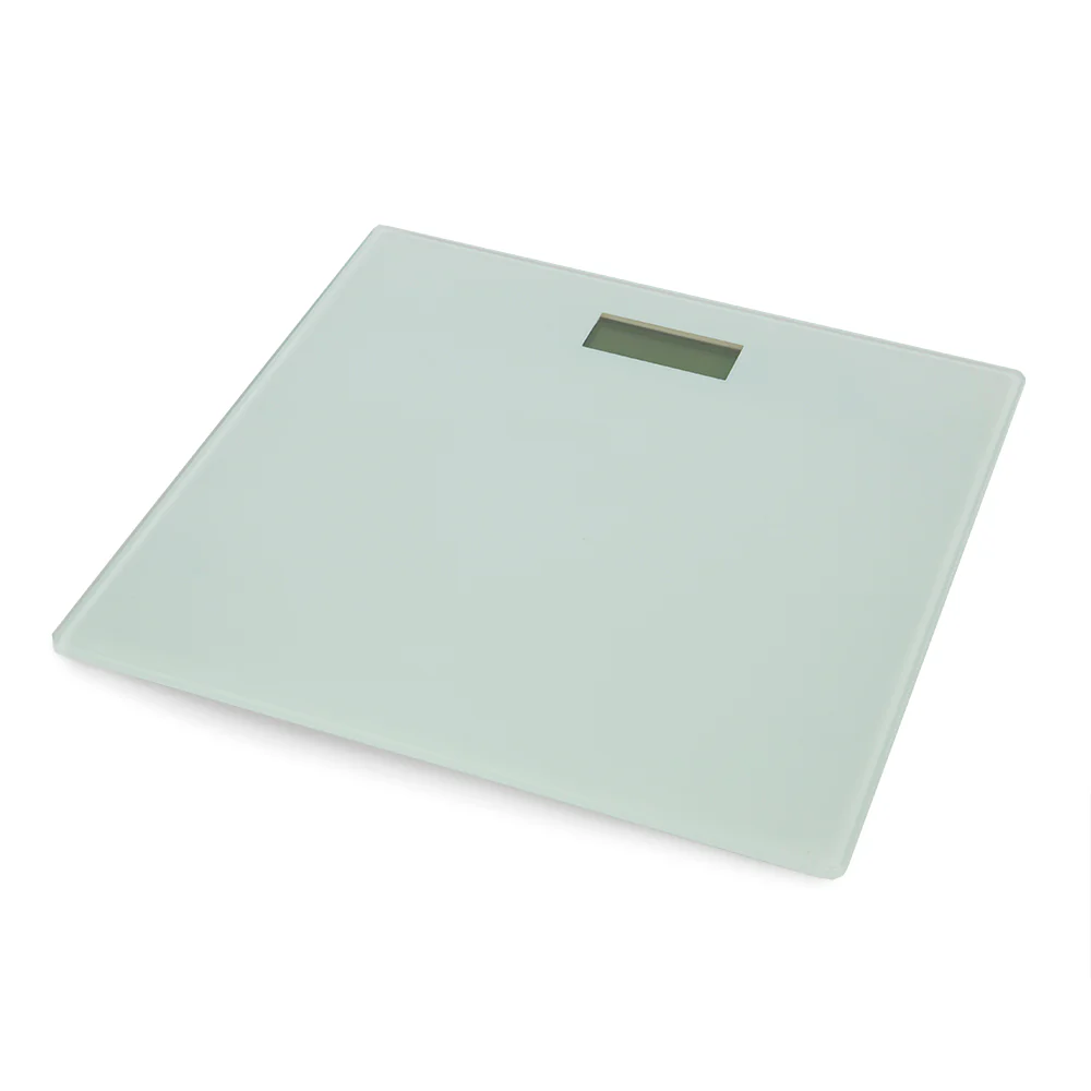 Home Basics Glass Digital Bathroom Scale, White - Image 3
