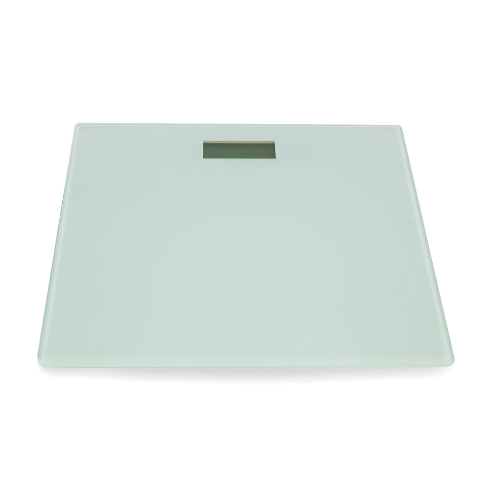 Home Basics Glass Digital Bathroom Scale, White - Image 4