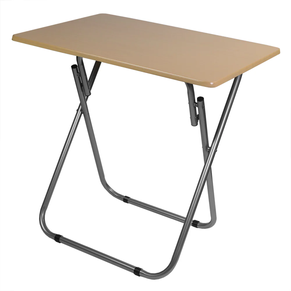 Home Basics  Jumbo Multi-Purpose Foldable Table, Natural - Image 3