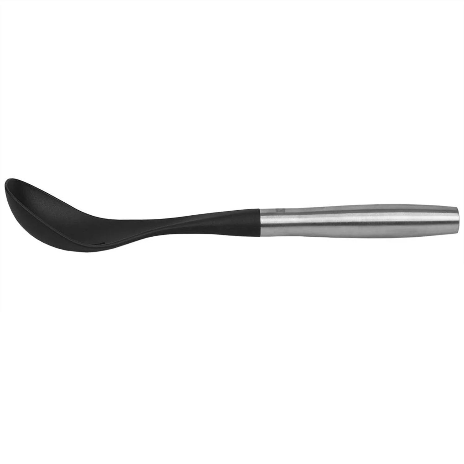 Home Basics Mesa Scratch-Resistant Nylon Slotted Spoon with Stainless-Steel, 13 Inches - Image 7