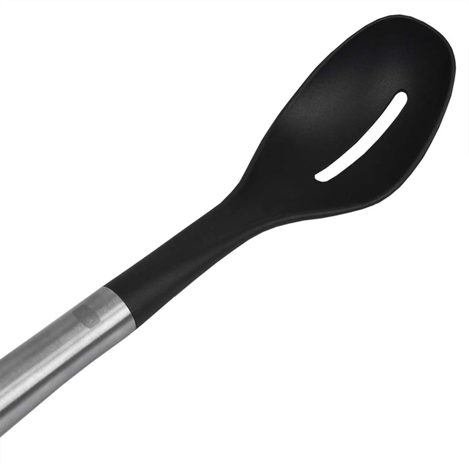 Home Basics Mesa Scratch-Resistant Nylon Slotted Spoon with Stainless-Steel, 13 Inches - Image 9