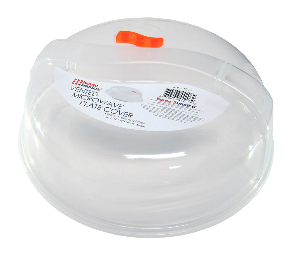 Home Basics Microwave Plate Cover With Air Vent, Fits 10 Inch Plate - Image 2