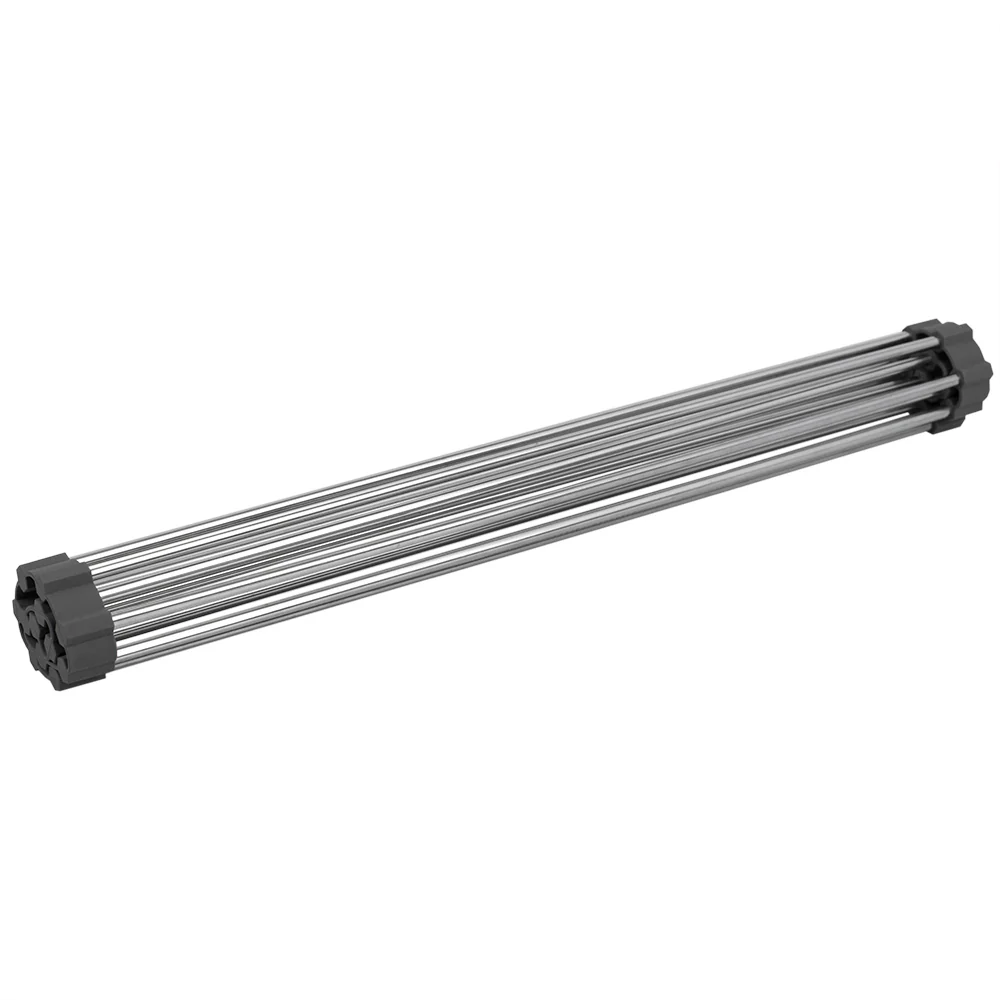 Home Basics Multi-Purpose Flexible Silicone and Stainless Steel Roll Up Dish Drying Rack, Grey - Image 2