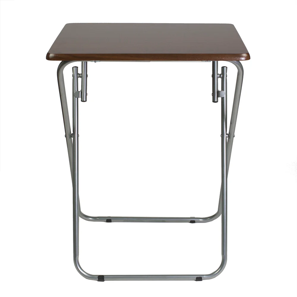 Home Basics Multi-Purpose Foldable Table, Cherry - Image 4