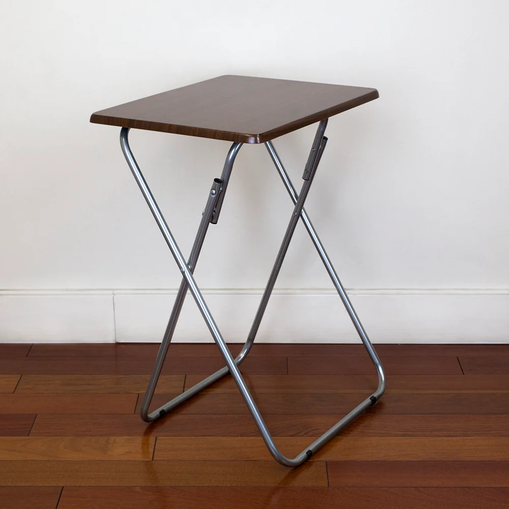 Home Basics Multi-Purpose Foldable Table, Cherry - Image 6