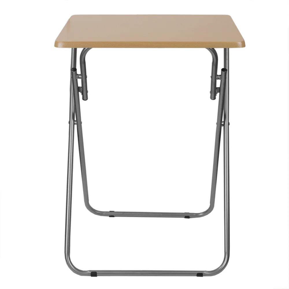 Home Basics Multi-Purpose Foldable Table, Natural, 19x15x26 Inches - Image 3