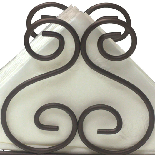 Home Basics Napkin Holder Scroll Bronze Collection - Image 5