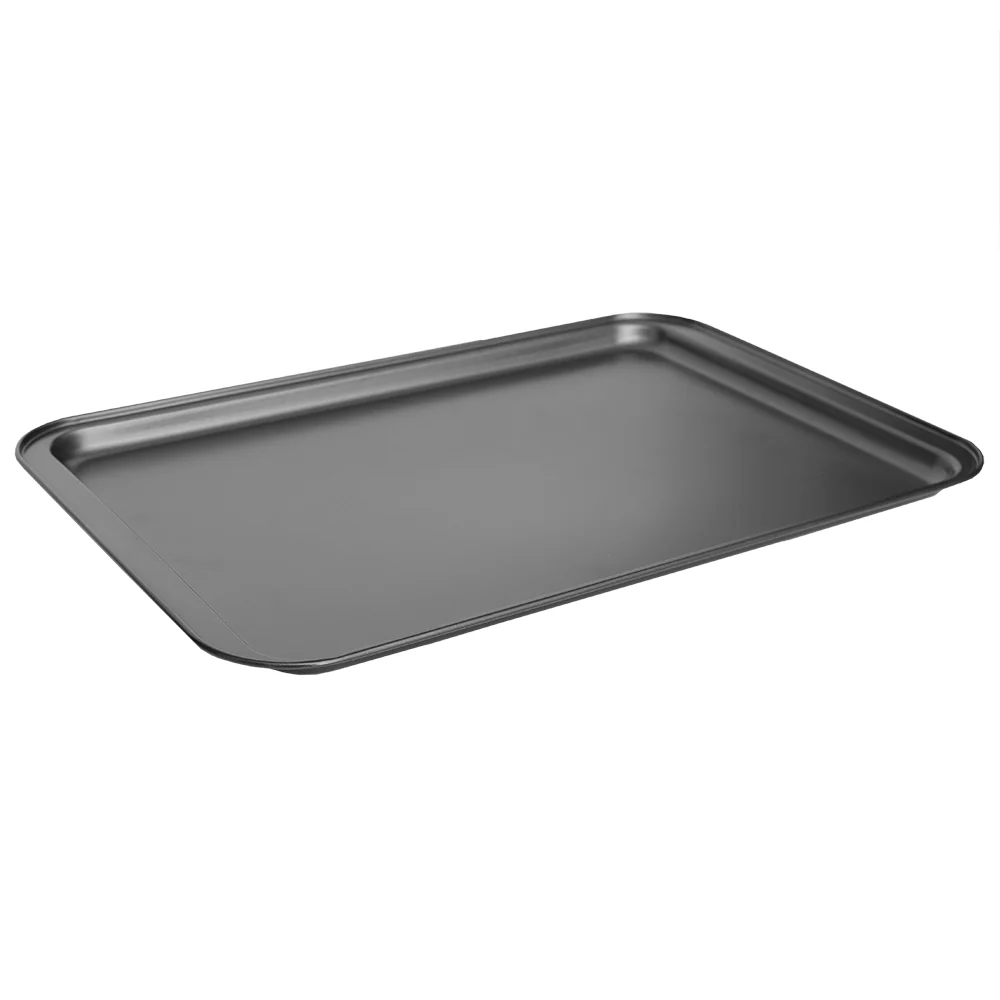 Home Basics Non-stick 12" x 18" Steel Baking Sheet, Grey