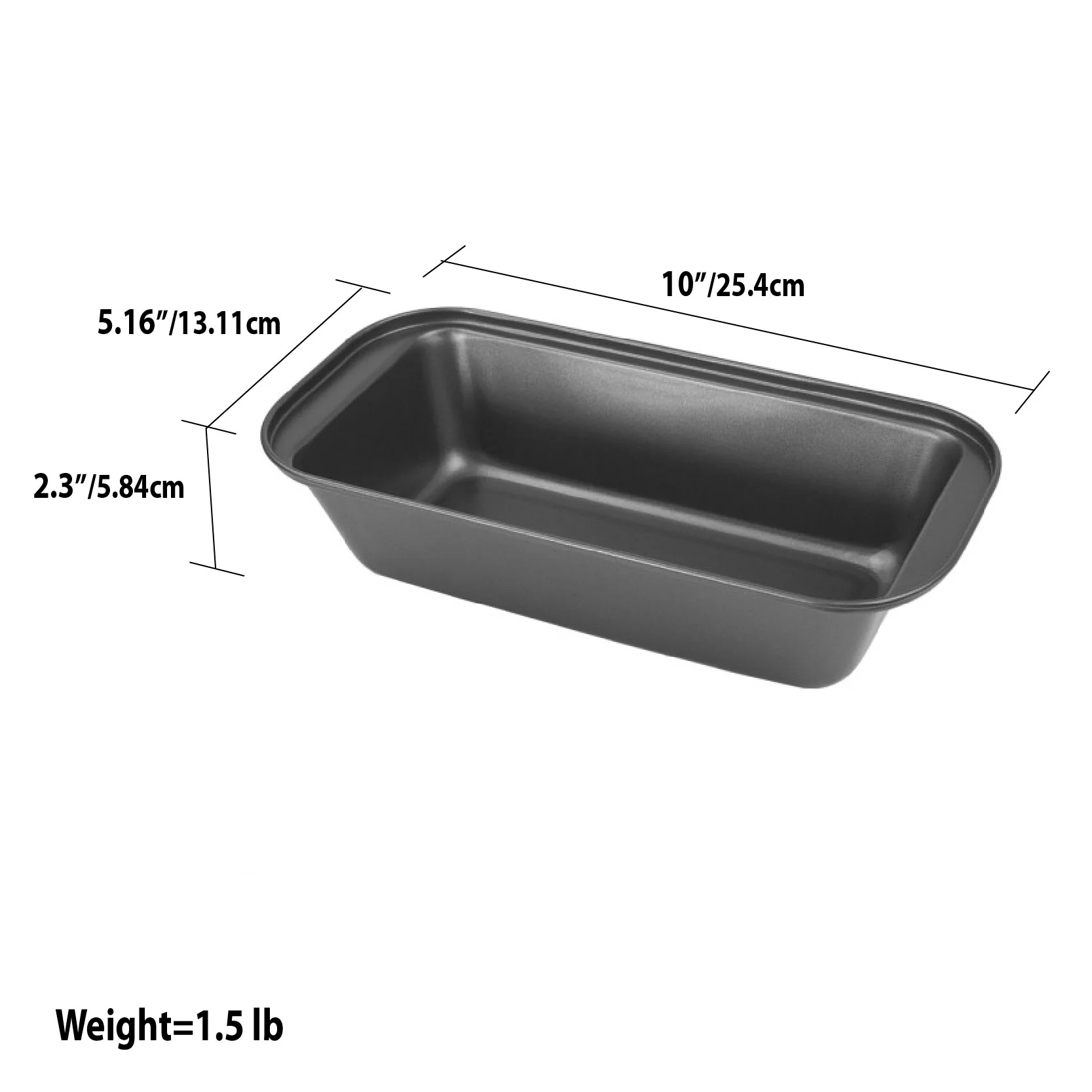 Home Basics Non-Stick Loaf Pan - Image 5