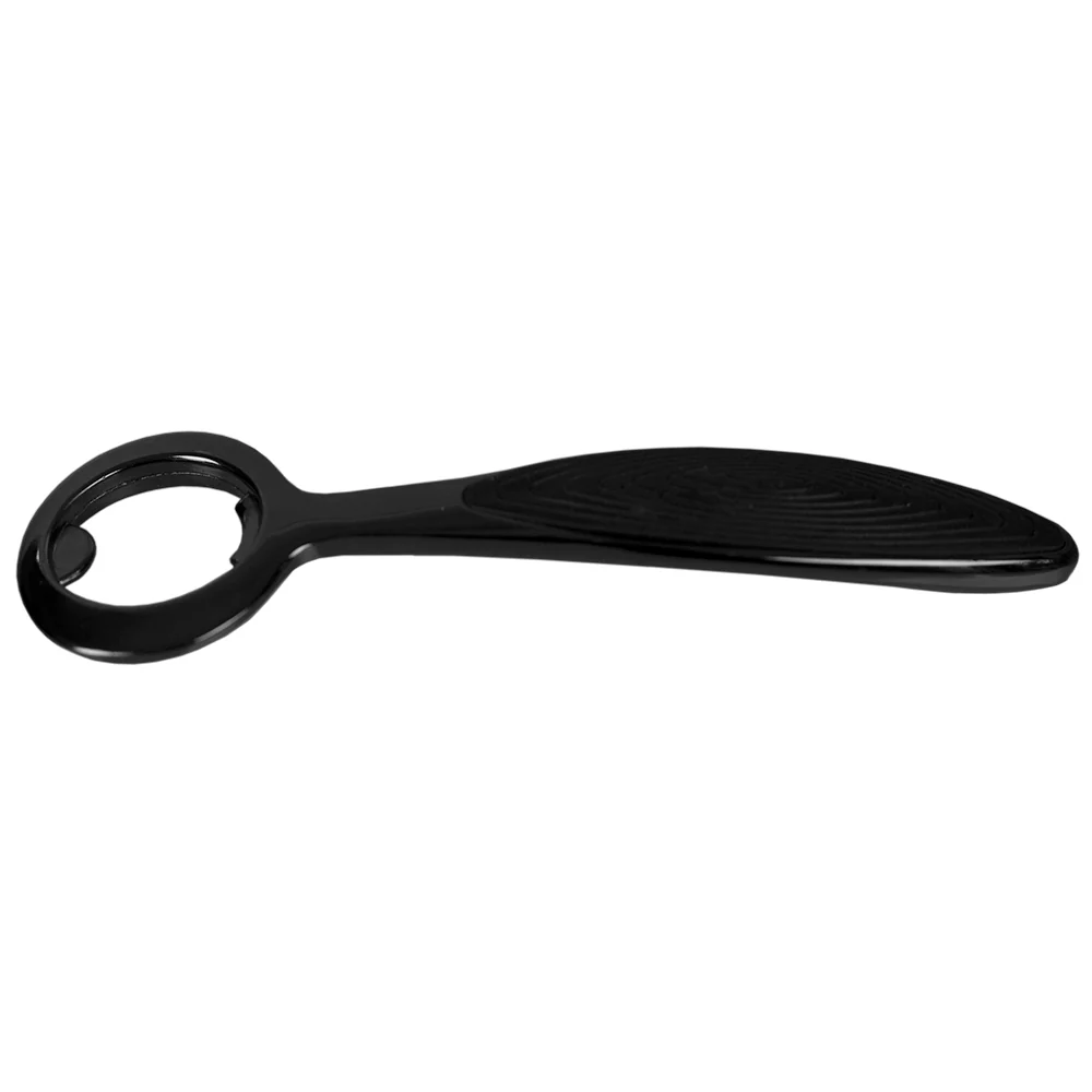 Home Basics Nova Collection Zinc Bottle Opener, Black Onyx - Image 2