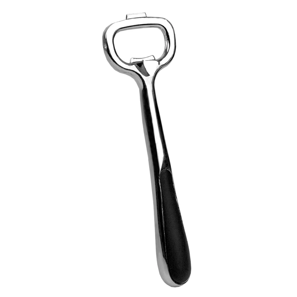 Home Basics Nova Collection Zinc Bottle Opener, Silver
