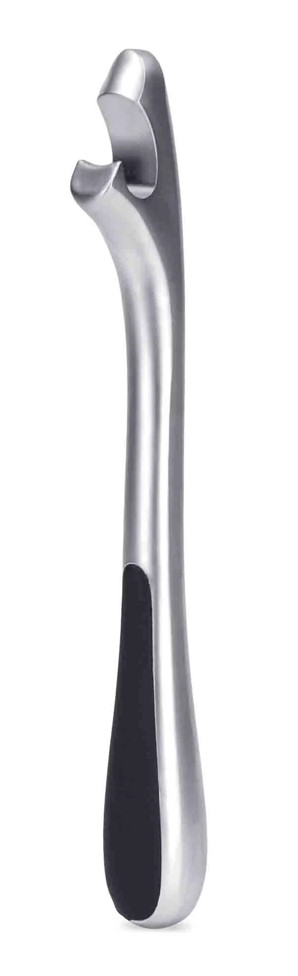 Home Basics Nova Collection Zinc Bottle Opener, Silver - Image 2
