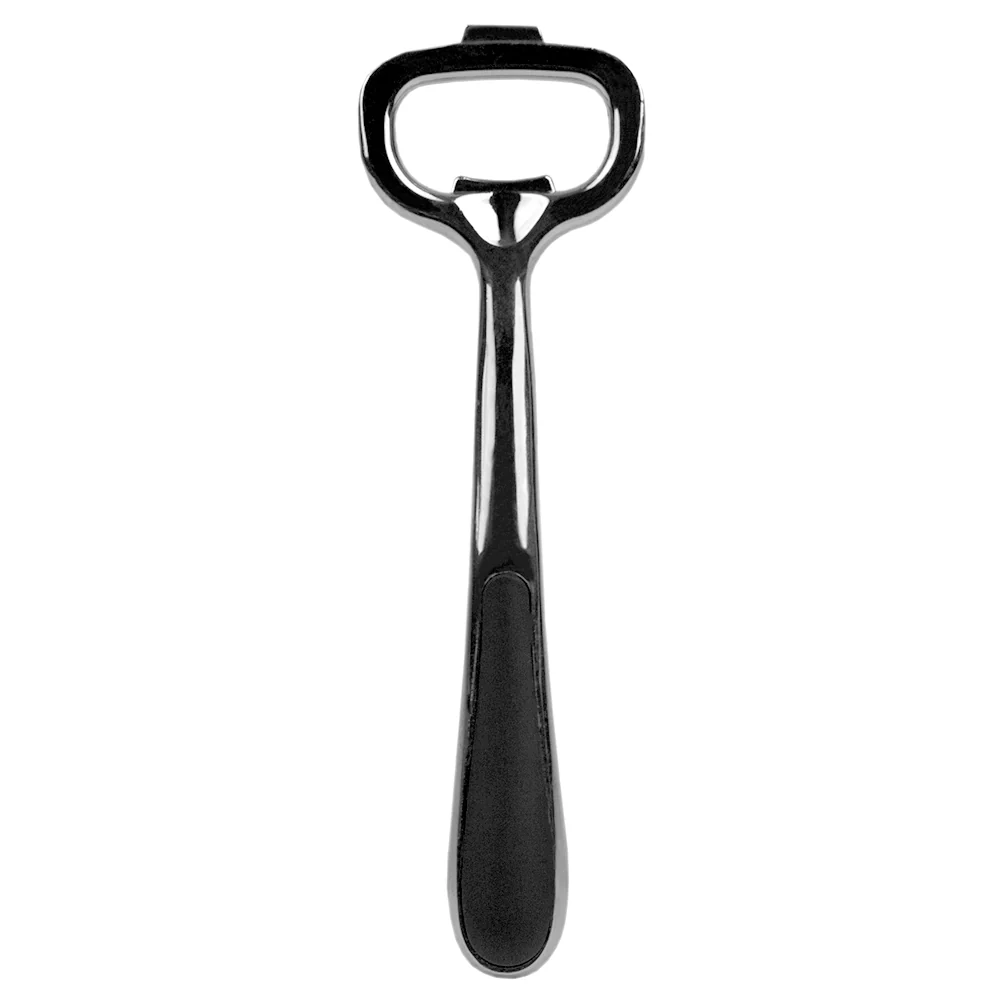 Home Basics Nova Collection Zinc Bottle Opener, Silver - Image 3