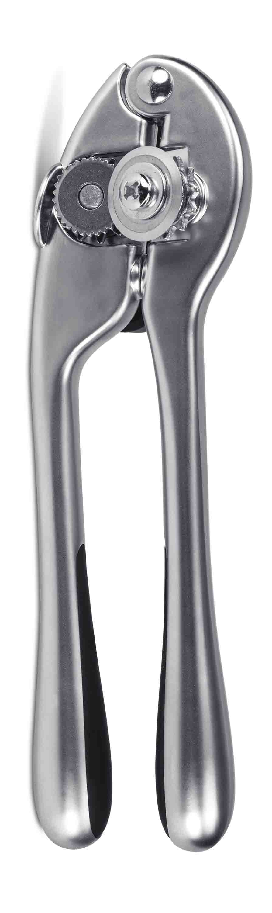 Home Basics Nova Collection  Zinc Can Opener, Silver