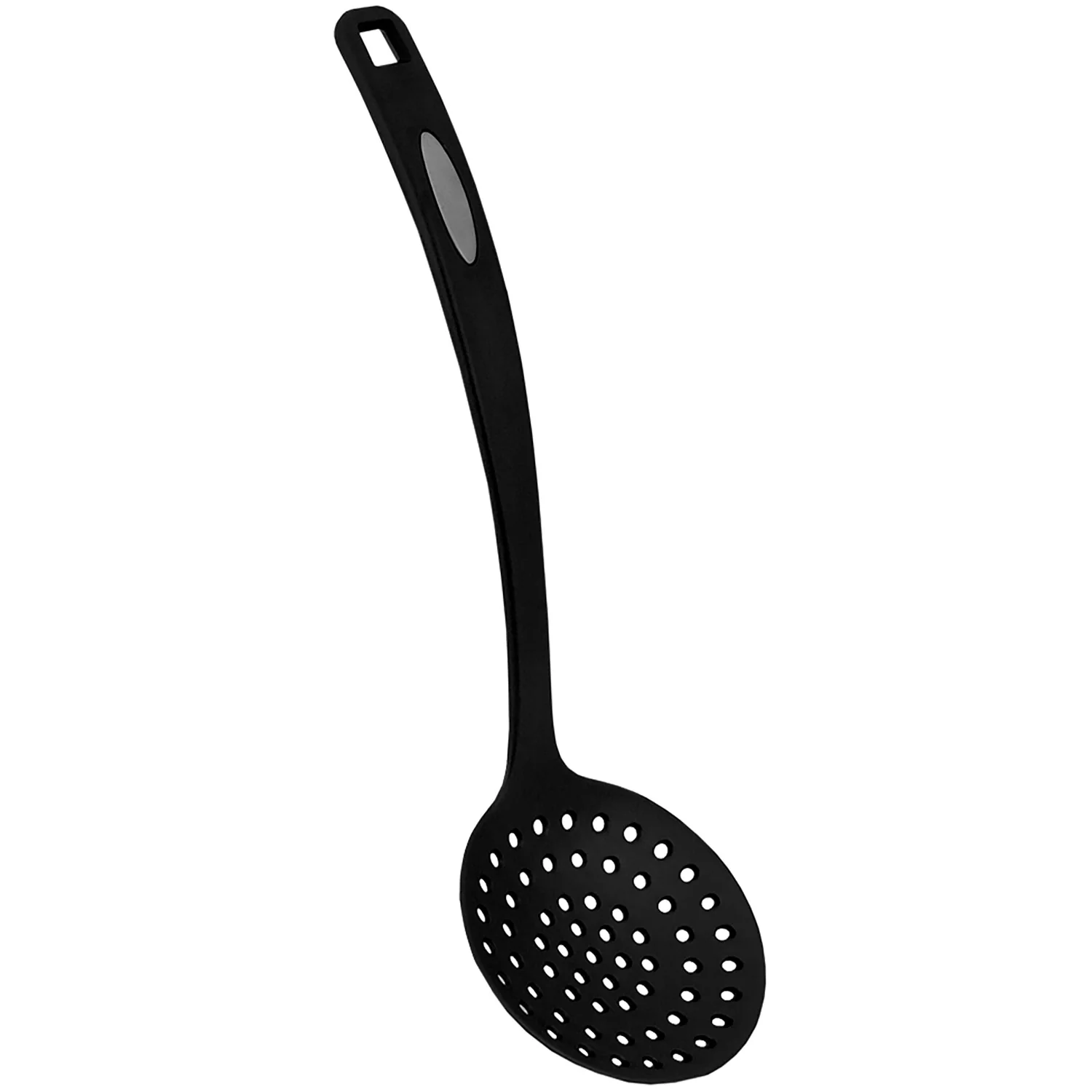 Home Basics Nylon Plastic Non-Stick Skimmer, Black