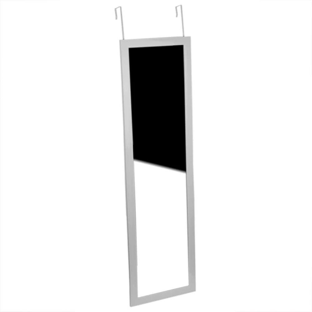 Home Basics Over The Door Mirror, White - Image 3