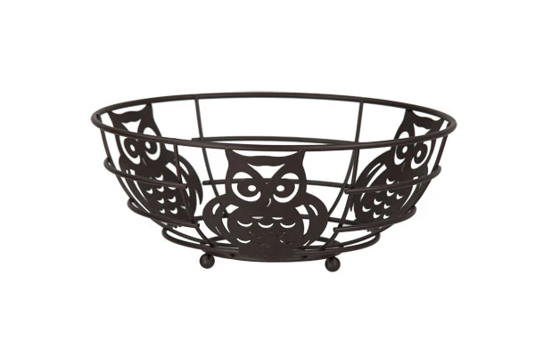 Home Basics Owl Fruit Bowl