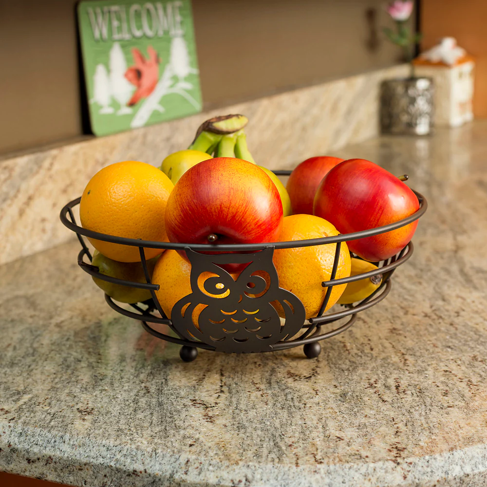 Home Basics Owl Fruit Bowl - Image 3