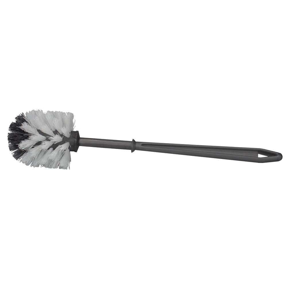 Home Basics Plastic Toilet Brush, Silver - Image 2