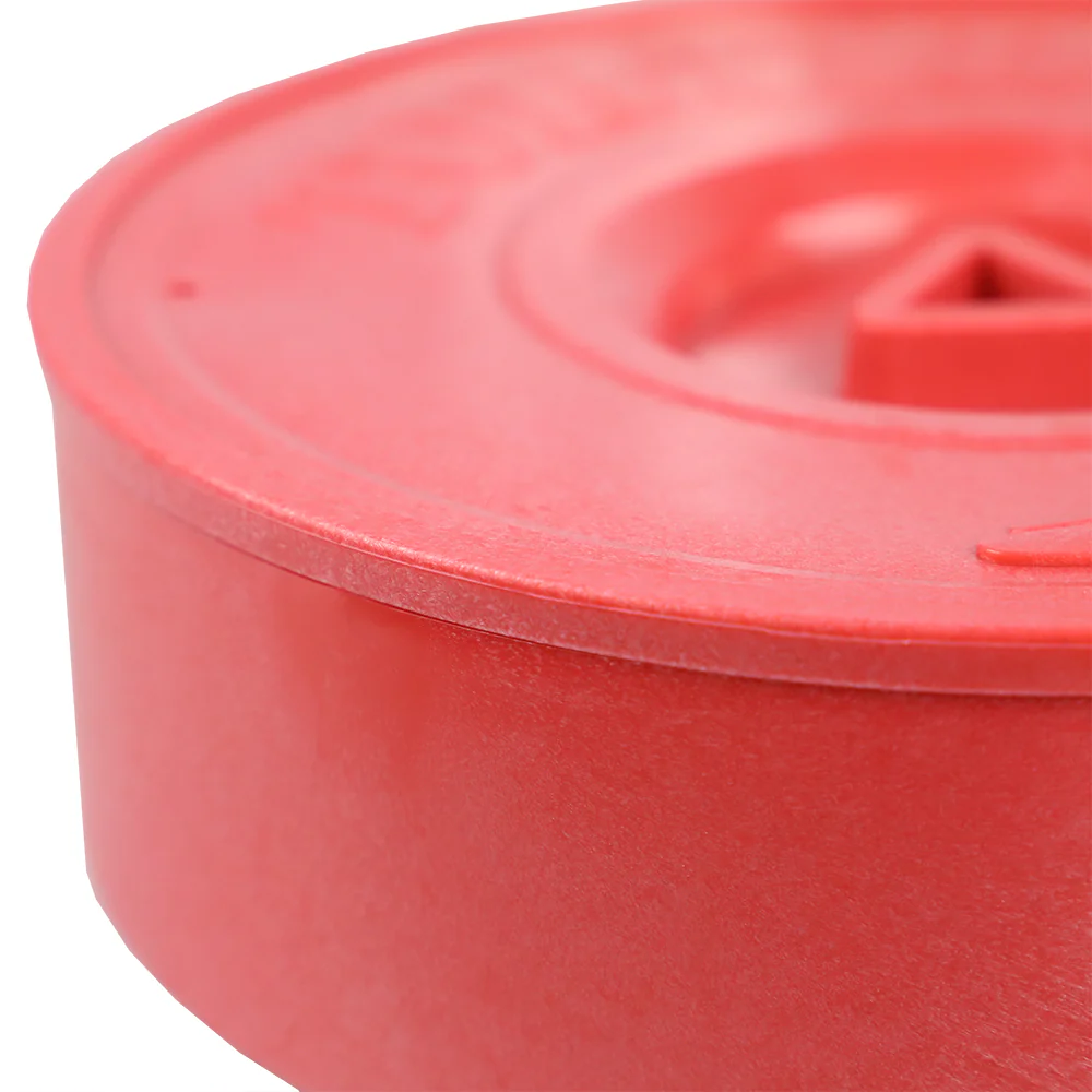 Home Basics Round BPA-free Plastic Tortilla Warmer, Red - Image 3