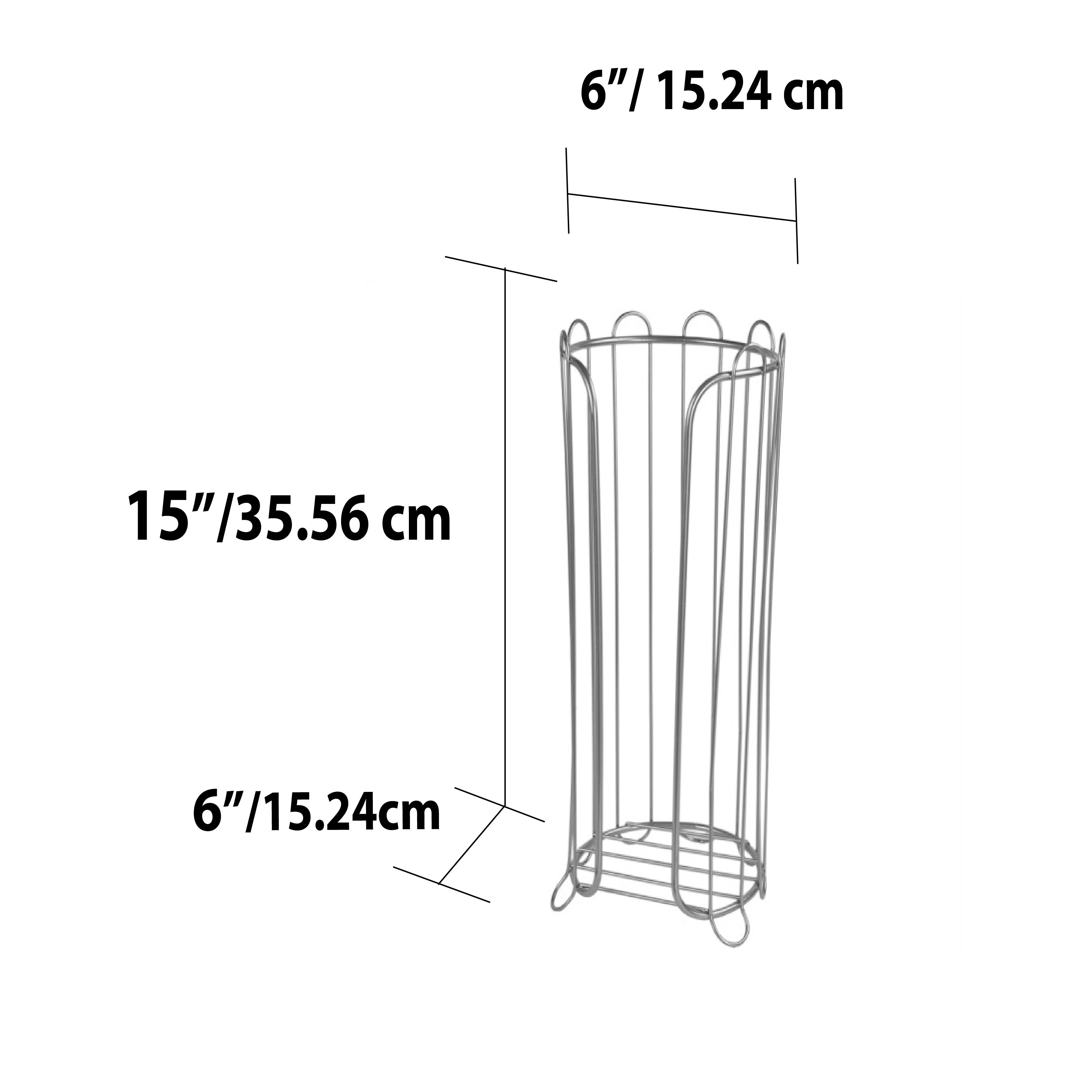 Home Basics Satin Nickel Tissue Holder - Image 6