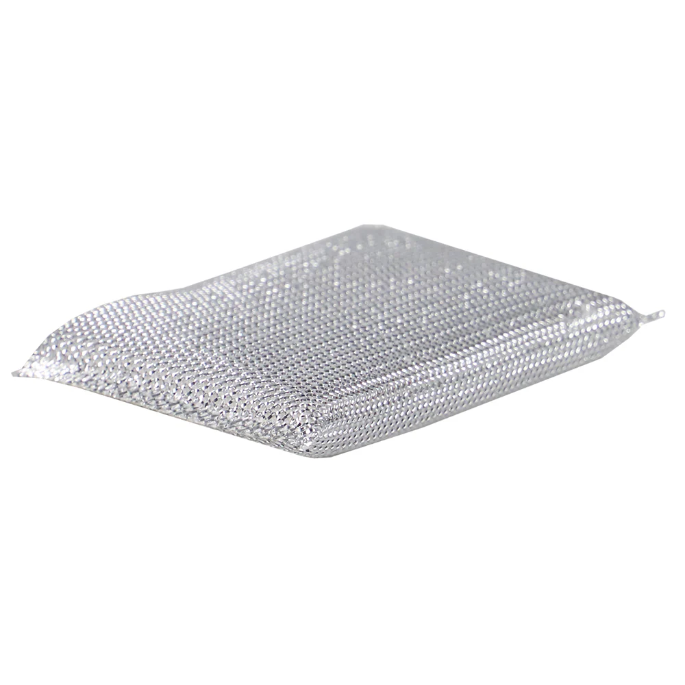 Home Basics Scouring Pads, (Pack of 4), Silver - Image 2