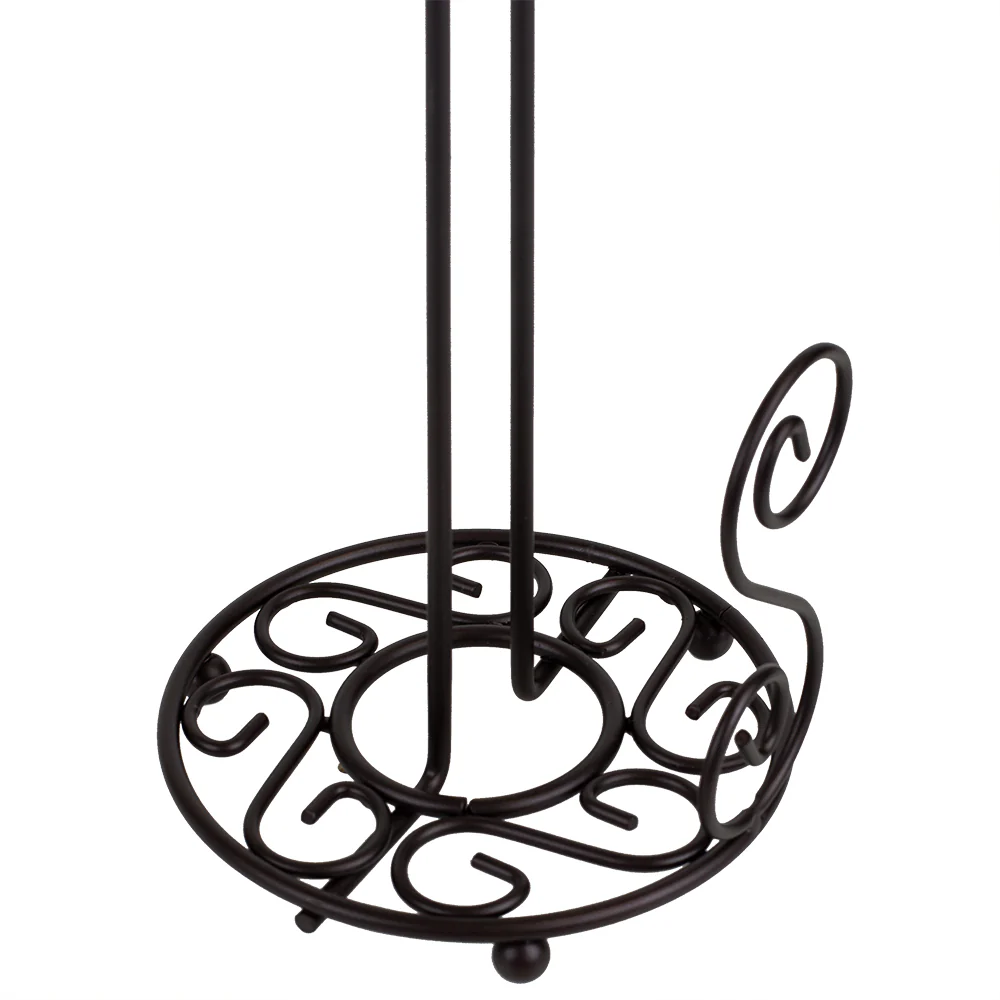 Home Basics Scroll Collection Paper Towel Holder, Bronze, 6x6x13.5 Inches - Image 3