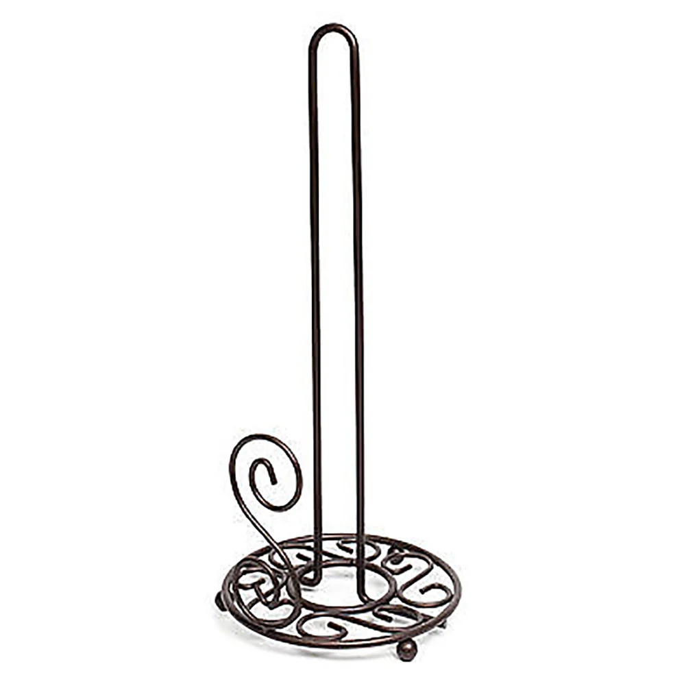 Home Basics Scroll Collection Paper Towel Holder, Bronze, 6x6x13.5 Inches - Image 7
