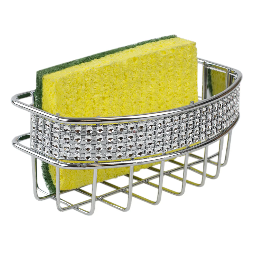 Home Basics Sponge Holder, Chrome