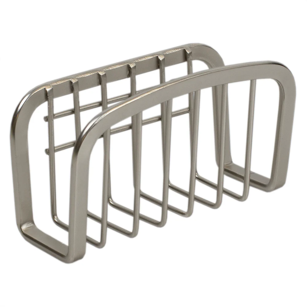Home Basics Sponge Holder with Suction Cups, Satin Nickel - Image 6