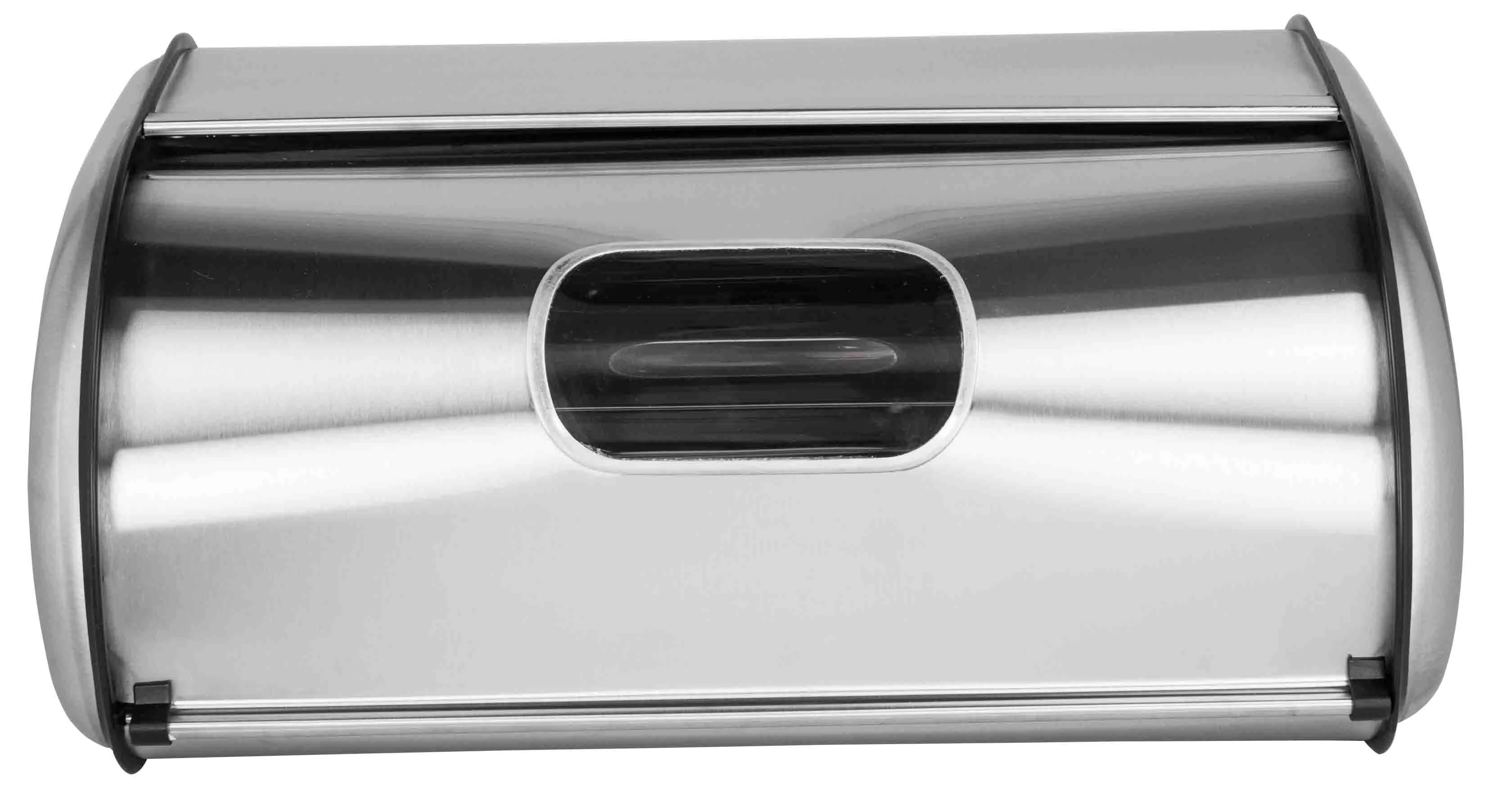 Home Basics Stainless Steel Bread Box, Silver - Image 3