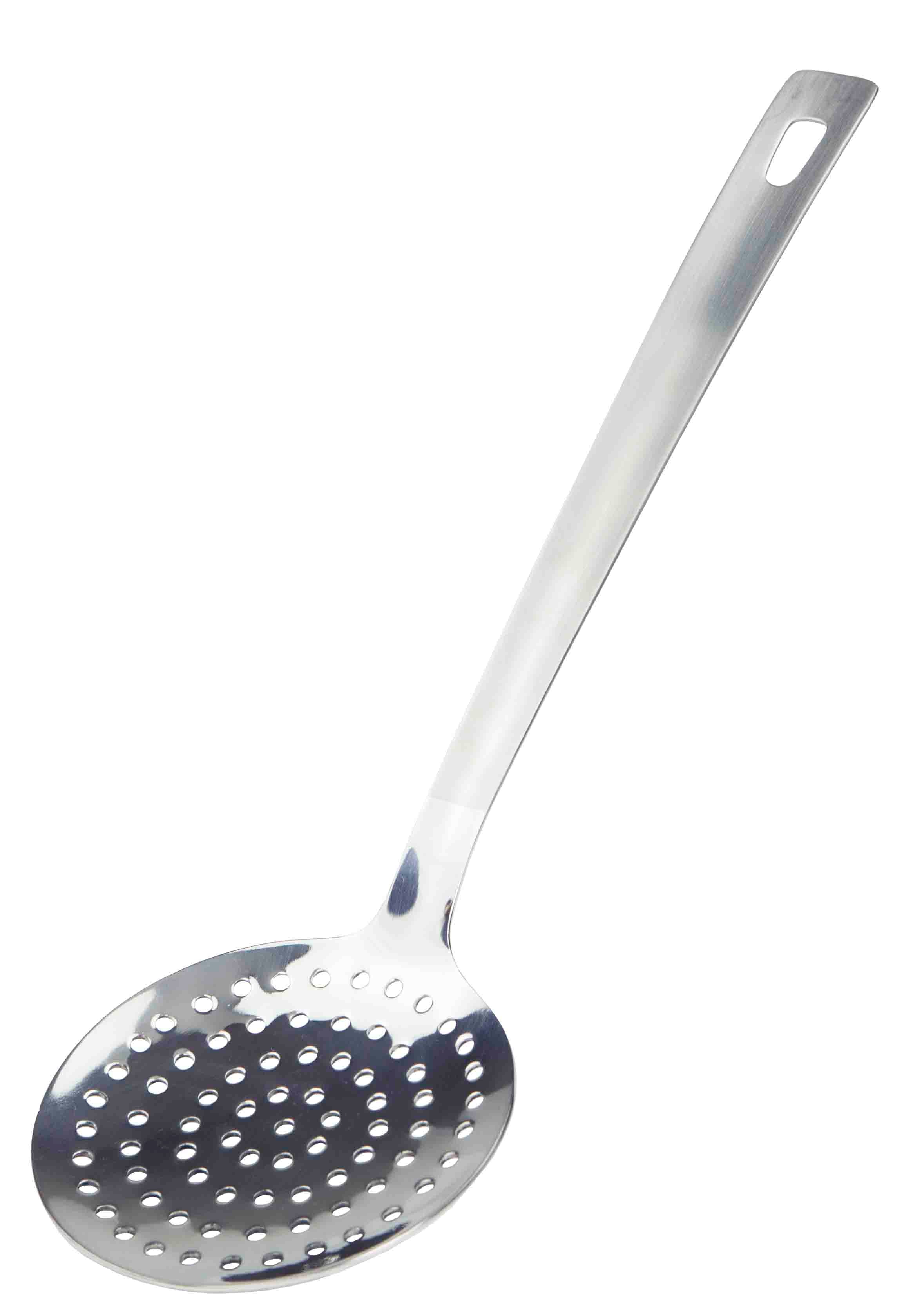 Home Basics Stainless Steel Skimmer, Silver