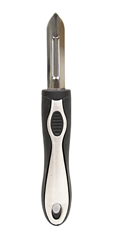 Home Basics Swivel Vegetable Peeler with Rubber Grip