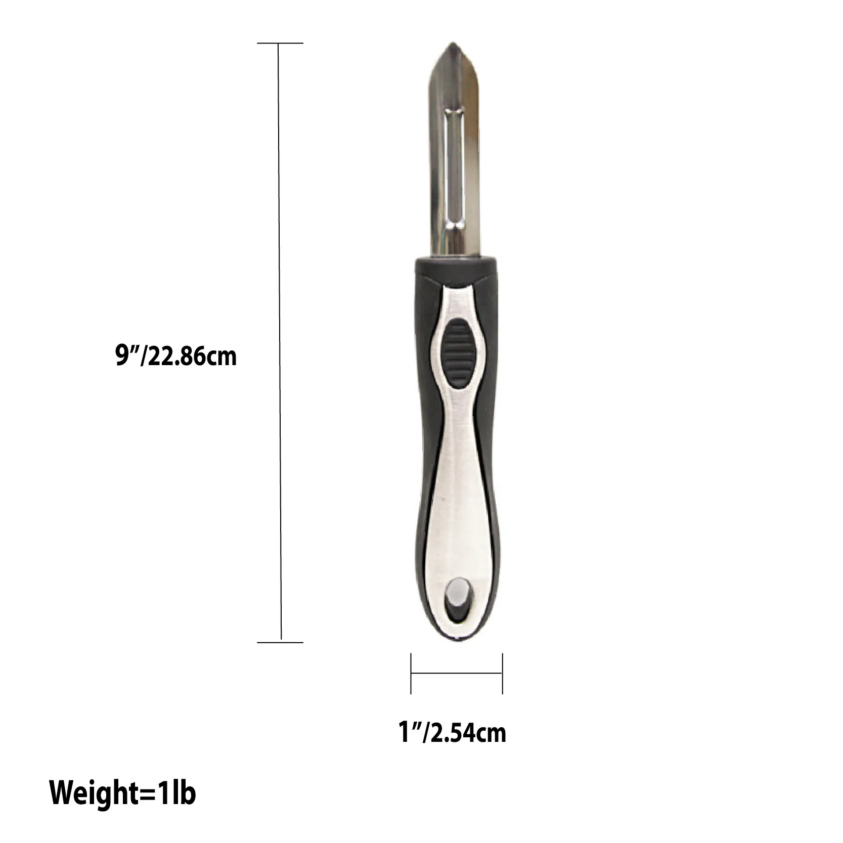 Home Basics Swivel Vegetable Peeler with Rubber Grip - Image 5