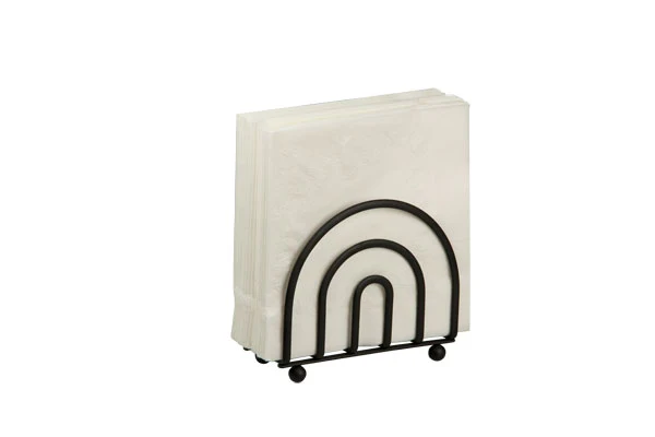 Home Basics Wire Collection Napkin Holder, Black