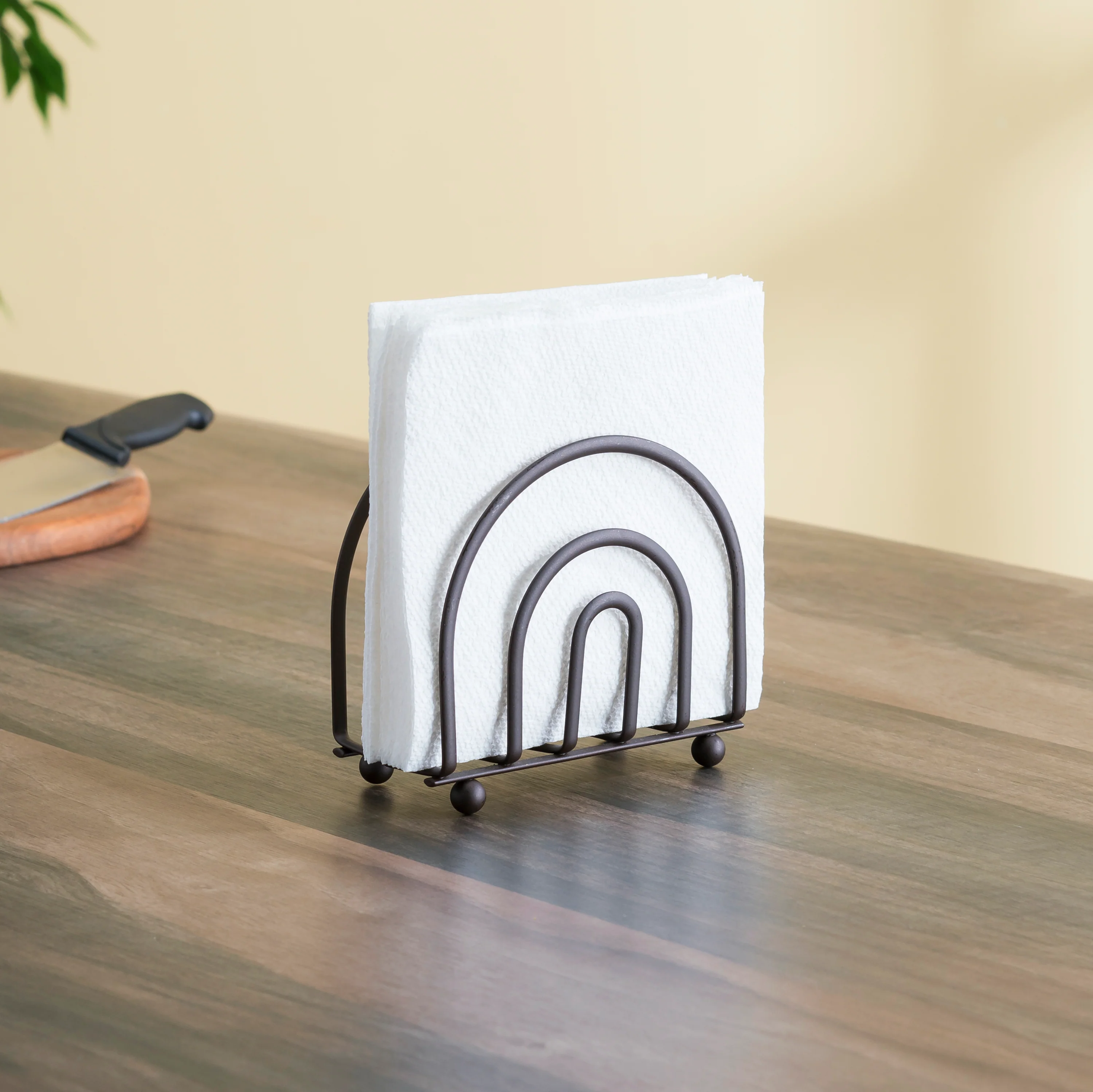 Home Basics Wire Collection Napkin Holder, Bronze - Image 2