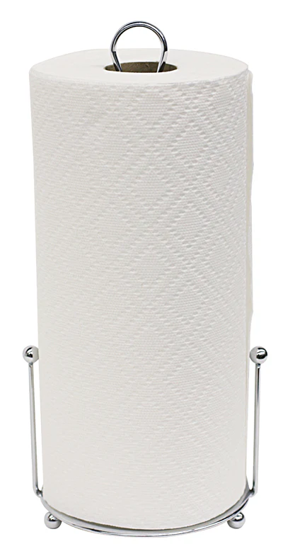 Home Basics Wire Collection Paper Towel Holder, Chrome