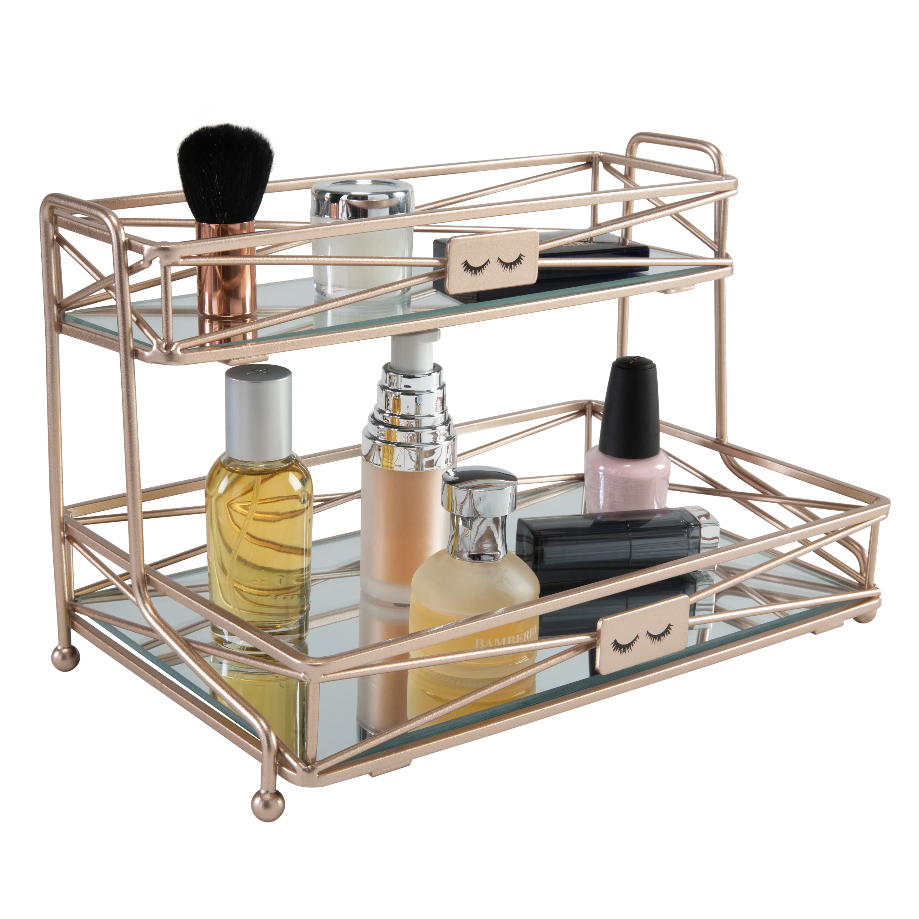 Home Details 2 Tier Vanity Tower in Rose Gold - Image 2