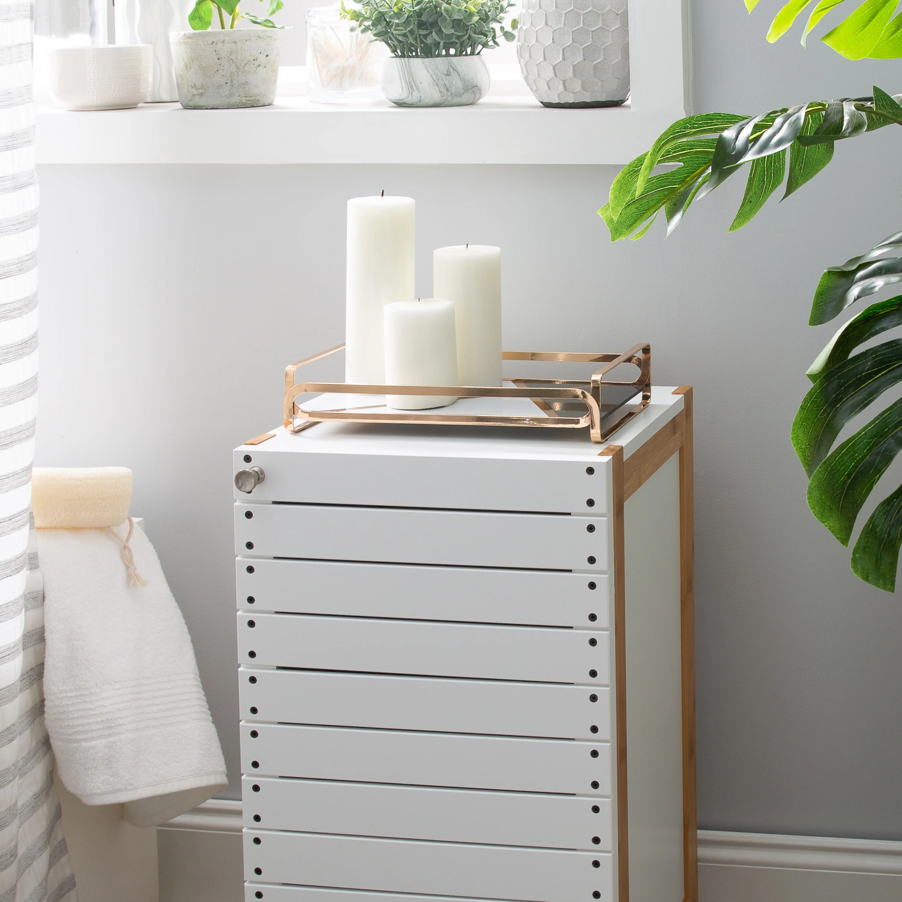Home Details Color Block Vanity Tray in Gold - Image 3
