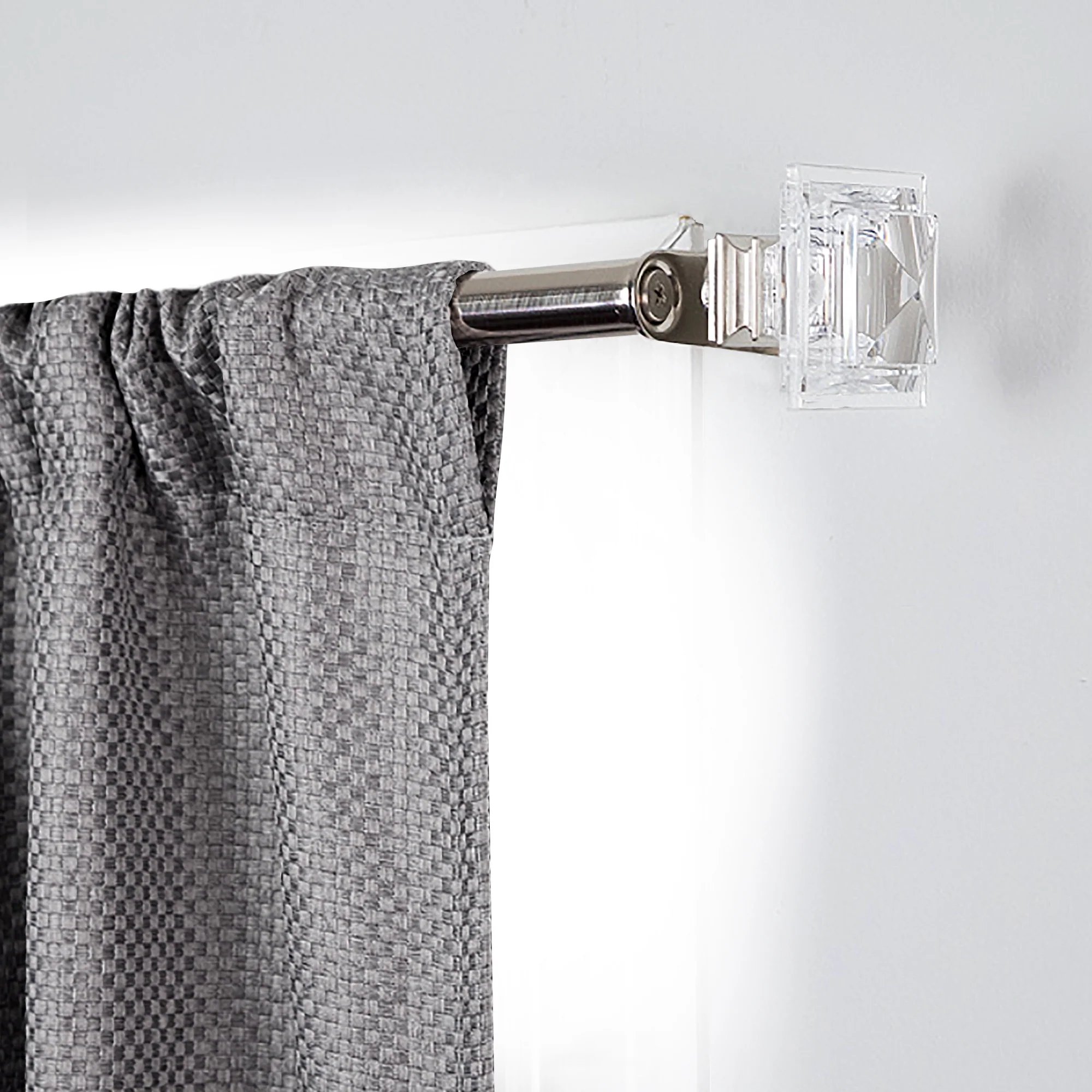 Innovative Decorative Room Darkening Wrap Around Curtain Rod and Finial, Brighton - Image 8