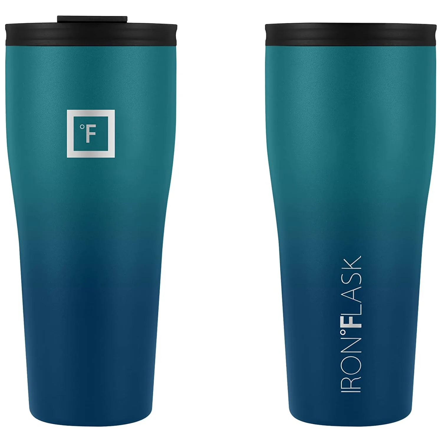 IRON FLASK Rover Tumbler 2 Lids Vacuum Insulated Stainless Steel Bottle, Metal Canteen, Dark Night, 20 Ounces - Image 4