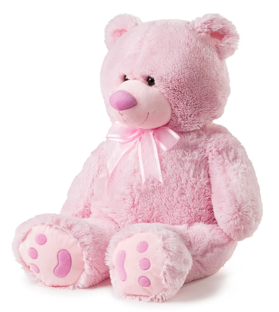 JOON Big Teddy Bear, Pink - Image 2