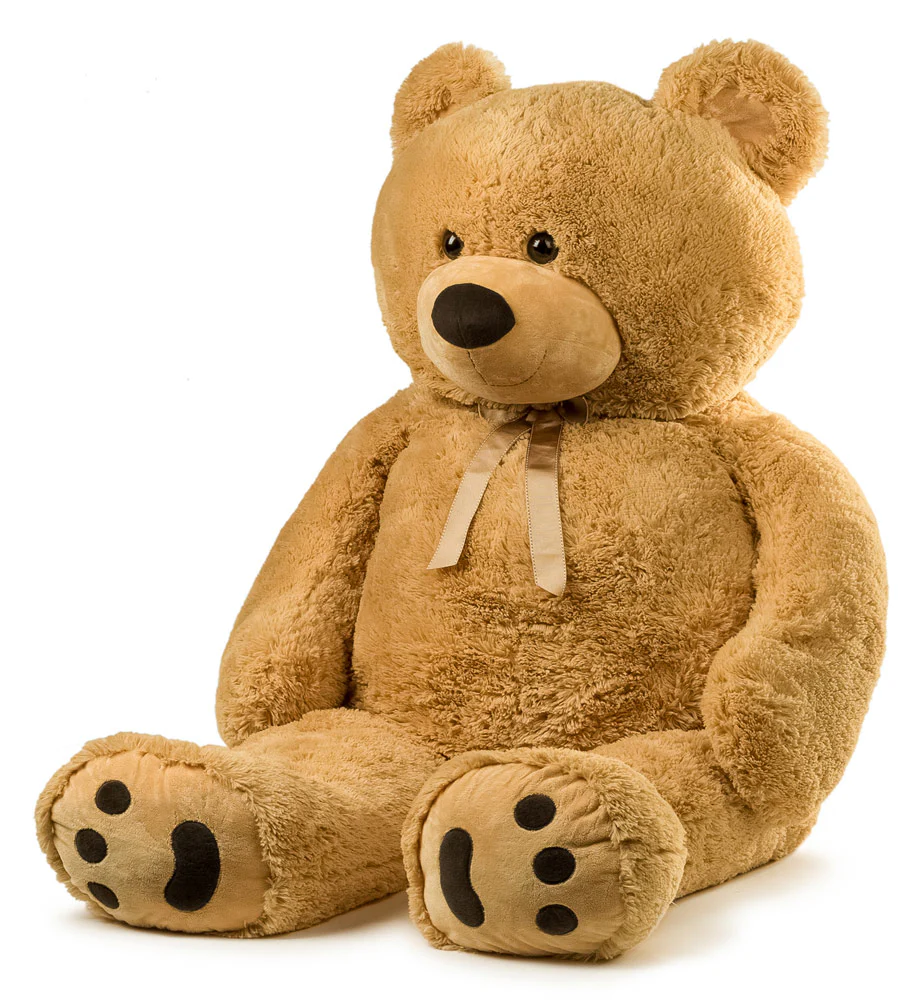 JOON Jumbo Teddy Bear, 5 Feet Tall, Tan - Image 7