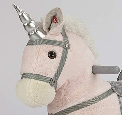 JOON Rocking Horse Unicorn with Stars, Pink - Image 4